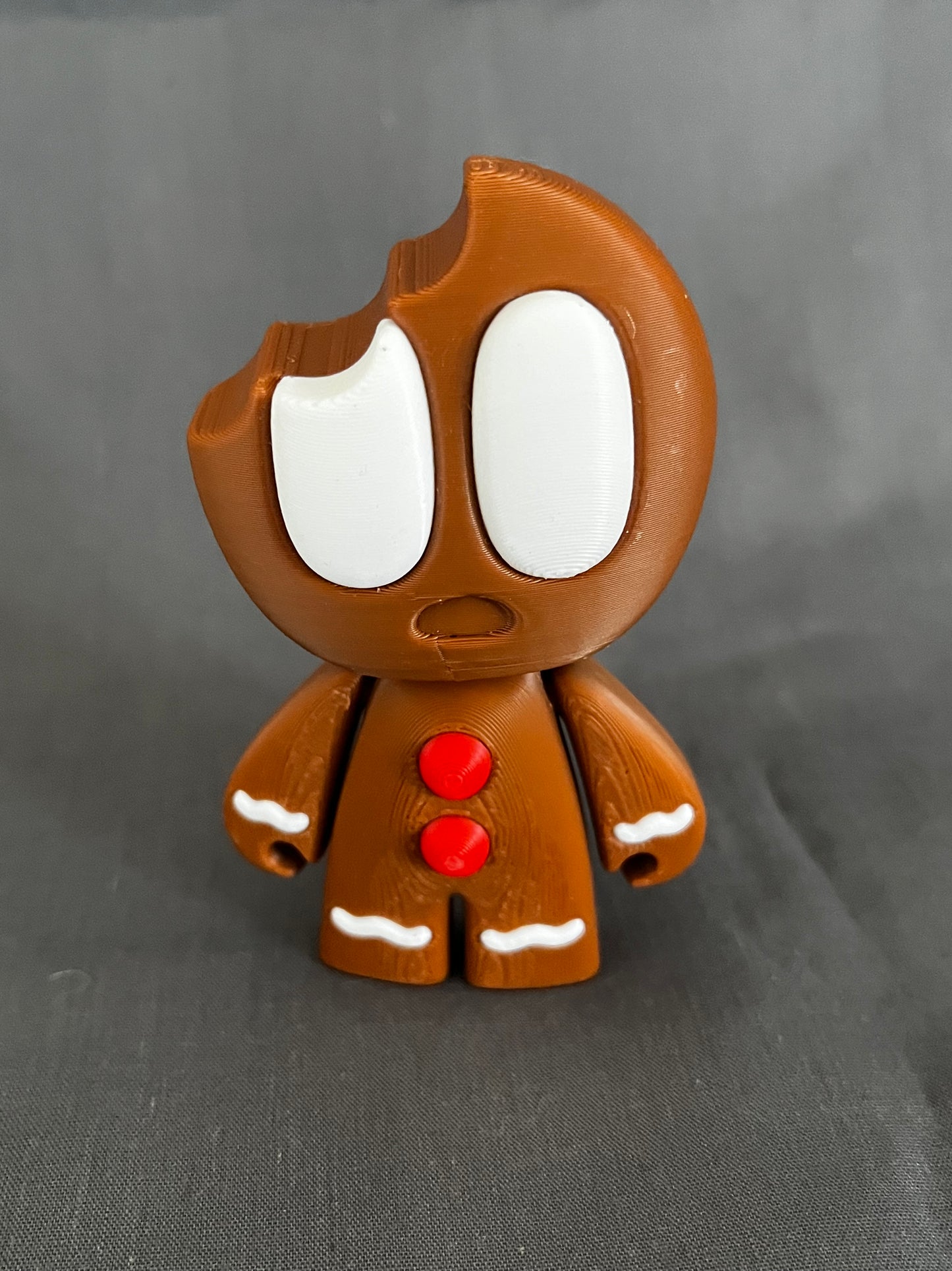 Bloblab Gingerbread Person , "bitten"