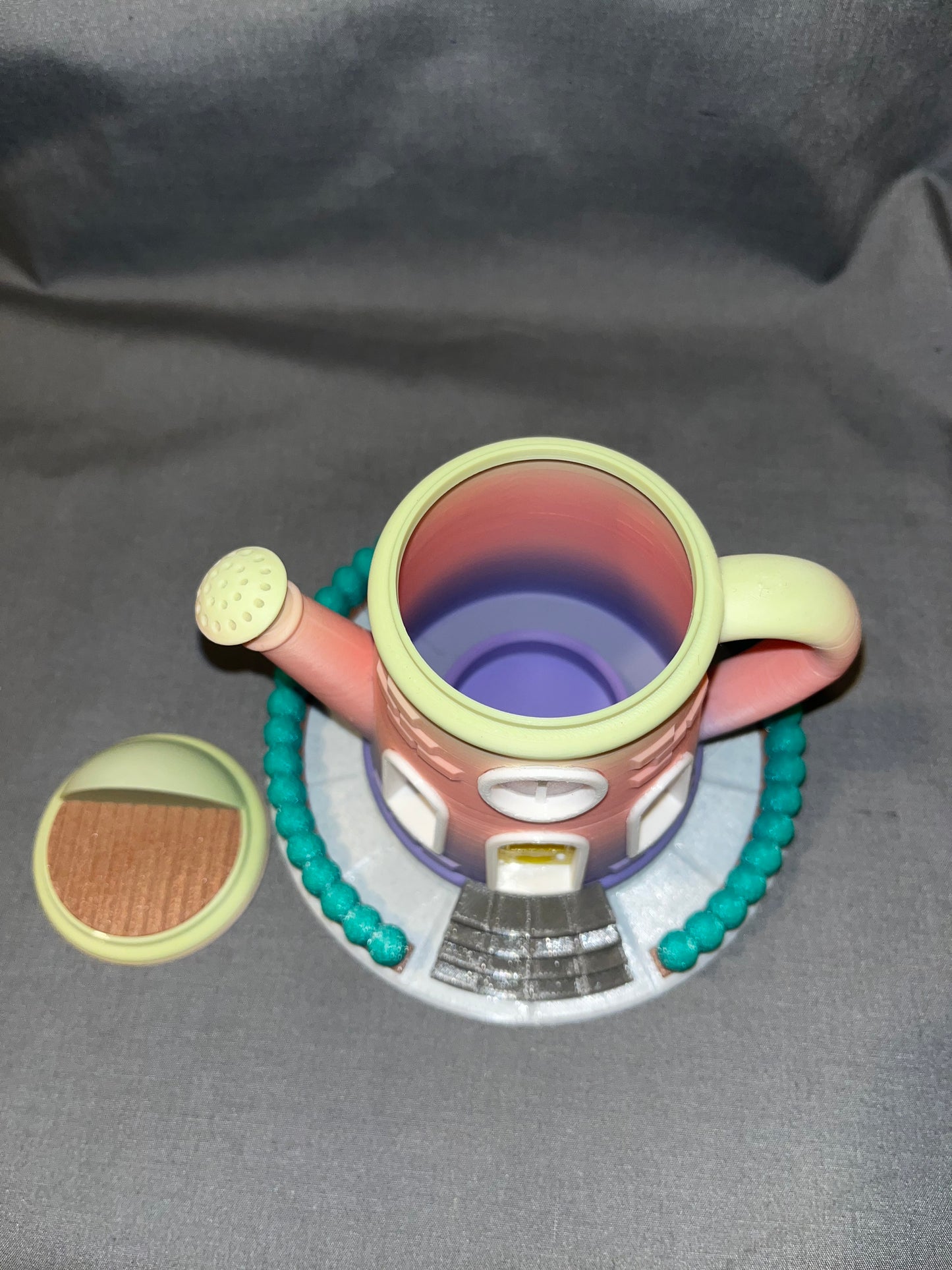 Watering can Fairy house