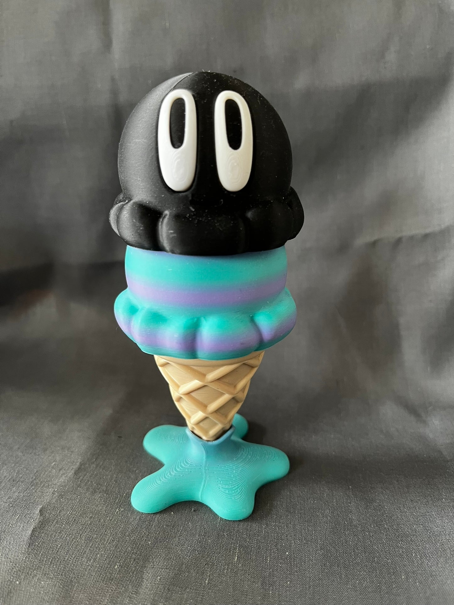Blob Lab Ice Creams Double scoop , Waffle Cones