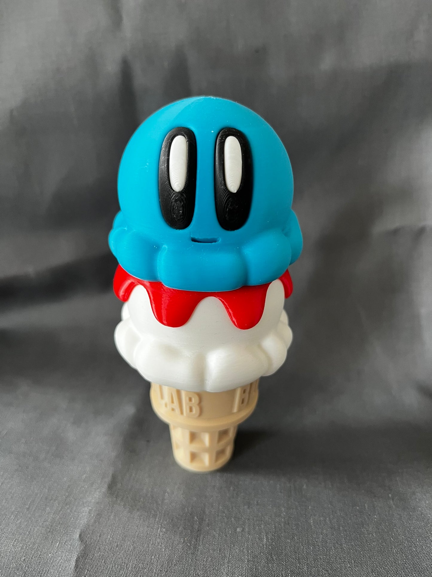 Blob lab Ice creams , Double scoop , Cake cones