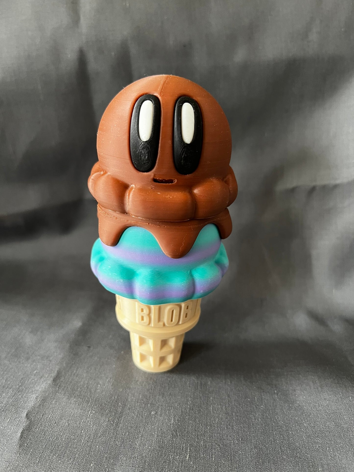 Blob lab Ice creams , Double scoop , Cake cones