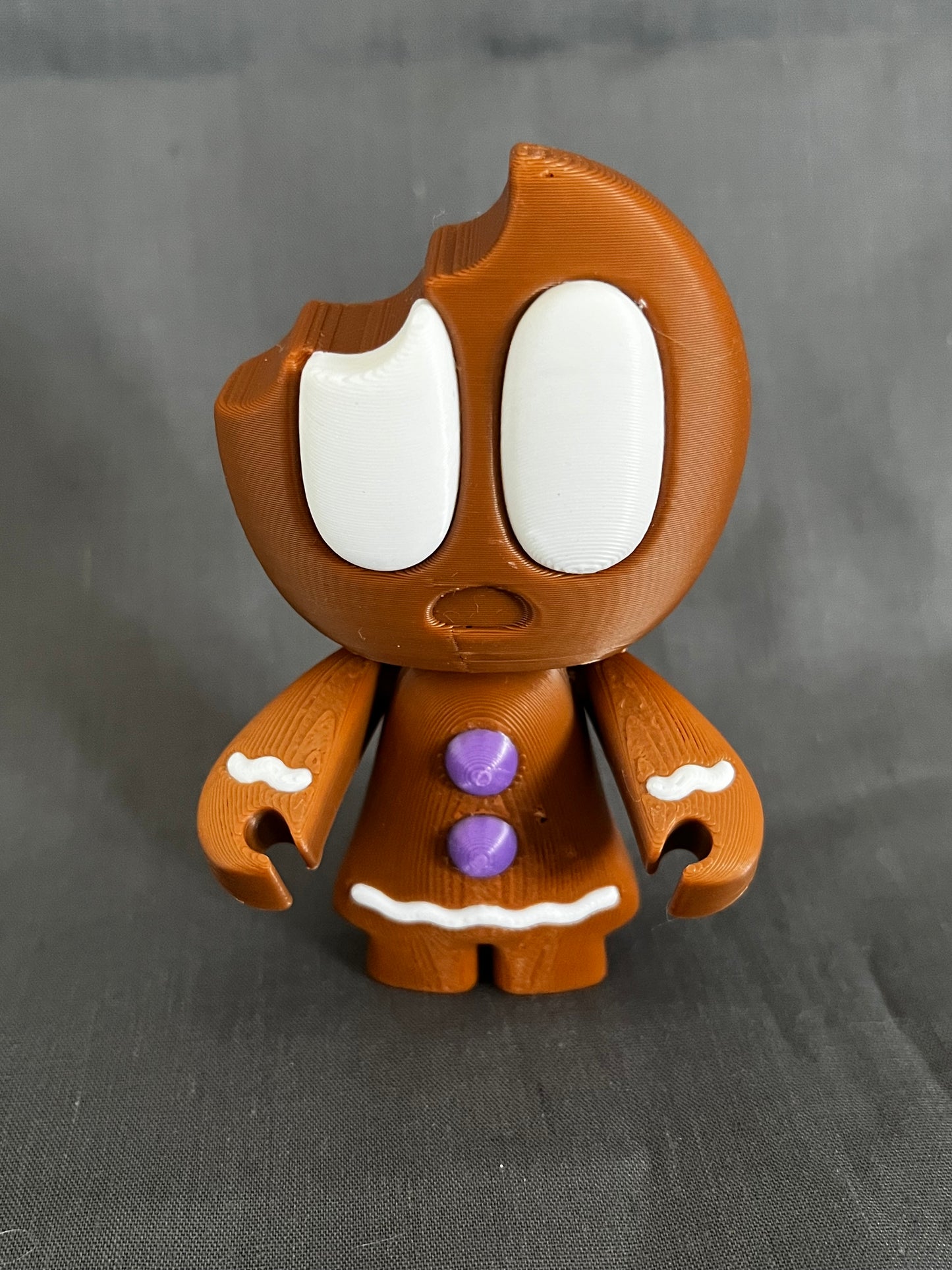 Bloblab Gingerbread Person , "bitten"