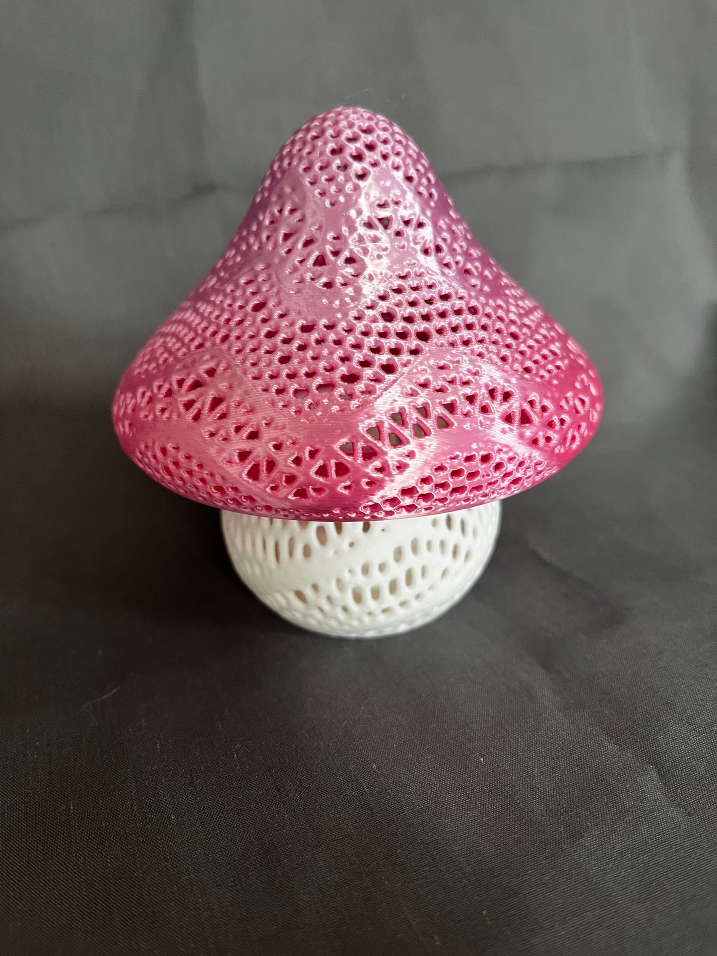 Toadstool LED tealight.