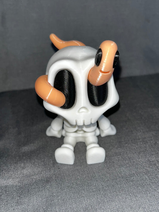 Bloblab sitting skeleton