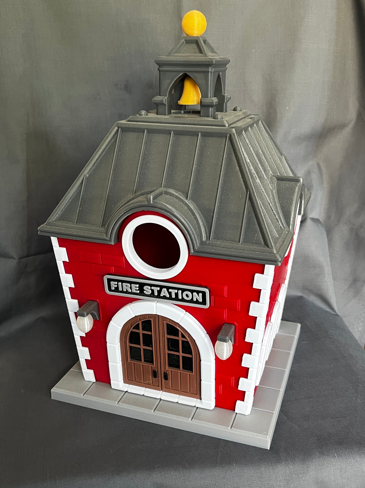 Fire station birdhouse
