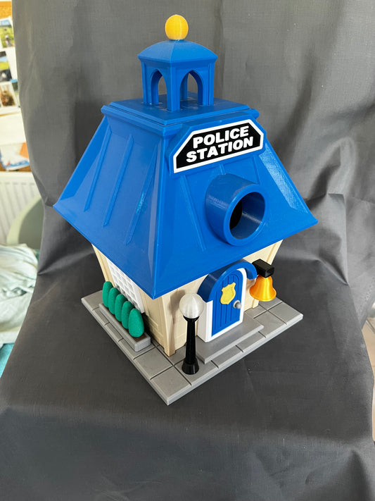 Police station birdhouse