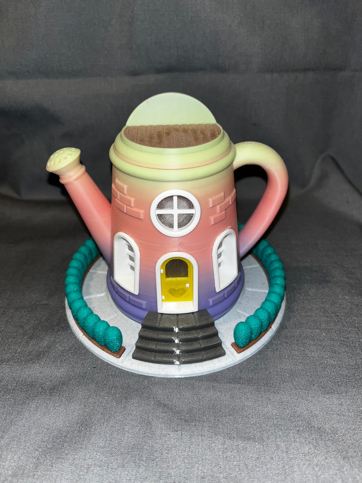Watering can Fairy house