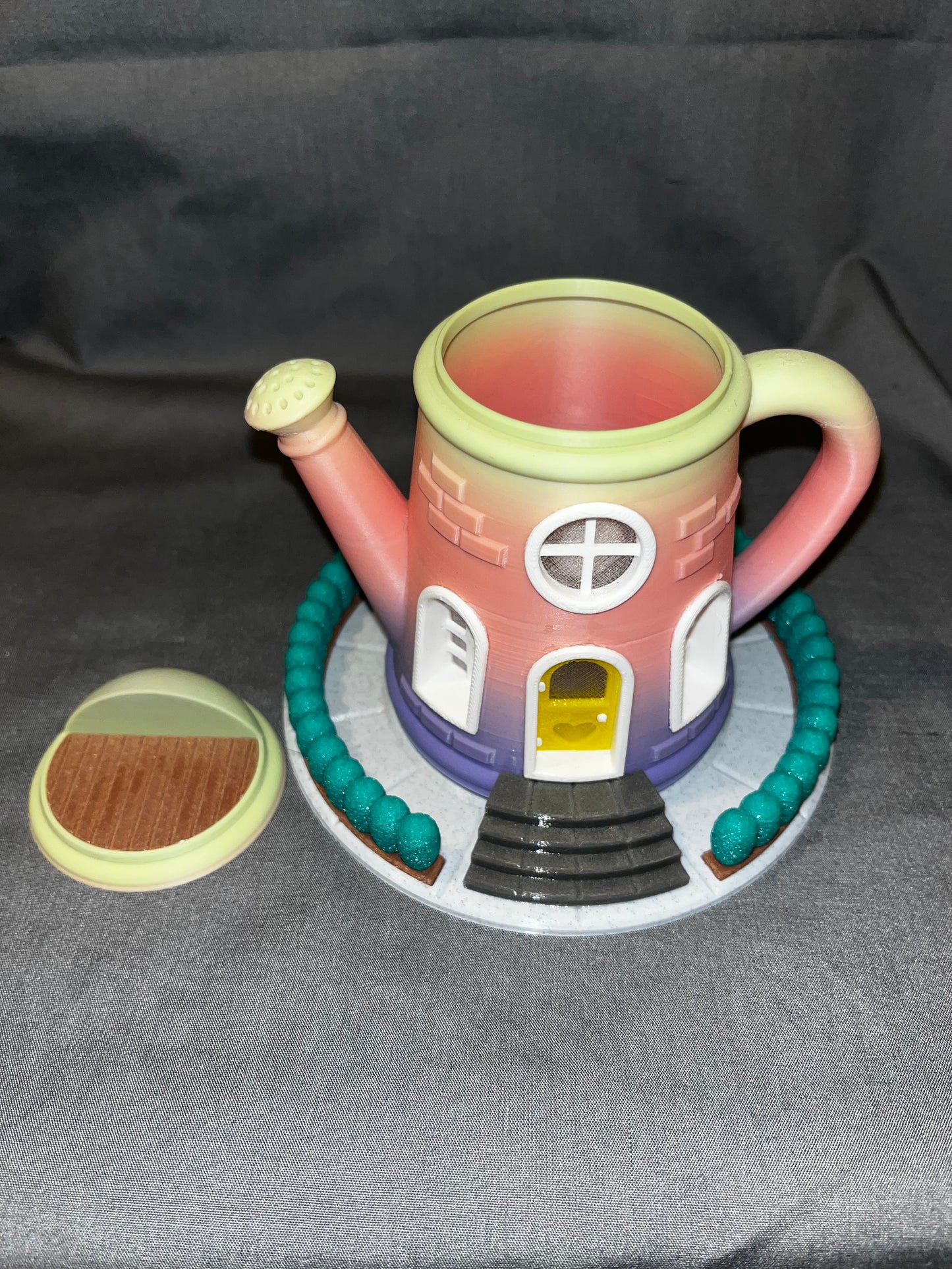 Watering can Fairy house