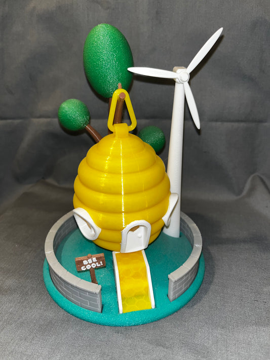 Beehive Fairy house